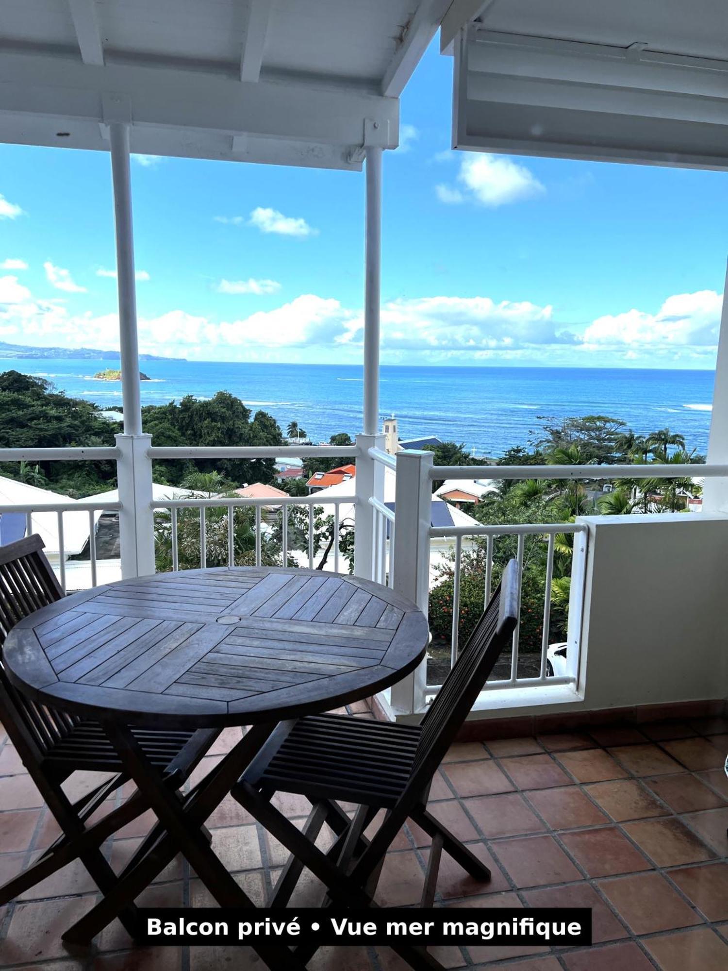 Ananas Premium - Sejour Detente T2 Vue Mer Avec Balcon Prive A Tartane La Trinité Kültér fotó